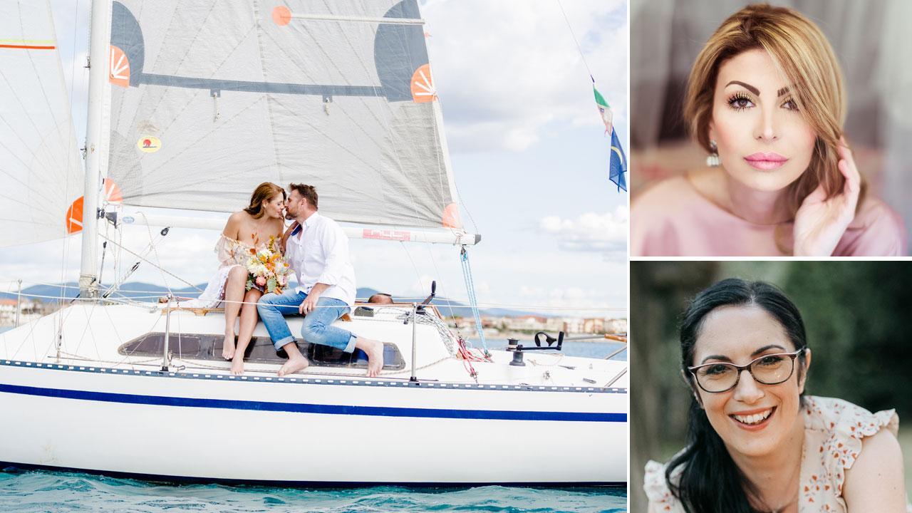 Il fatidico sì in barca a vela Il mare diventa il set dell’amore