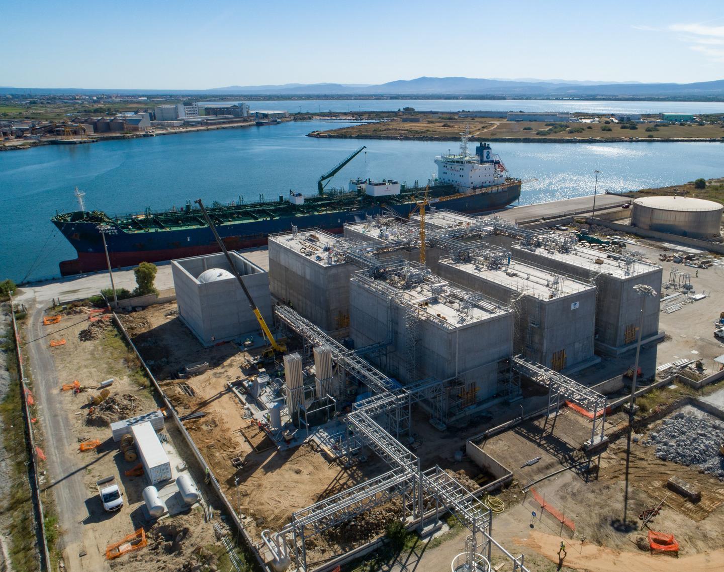 Gli spagnoli di Reganosa nel terminale di Oristano