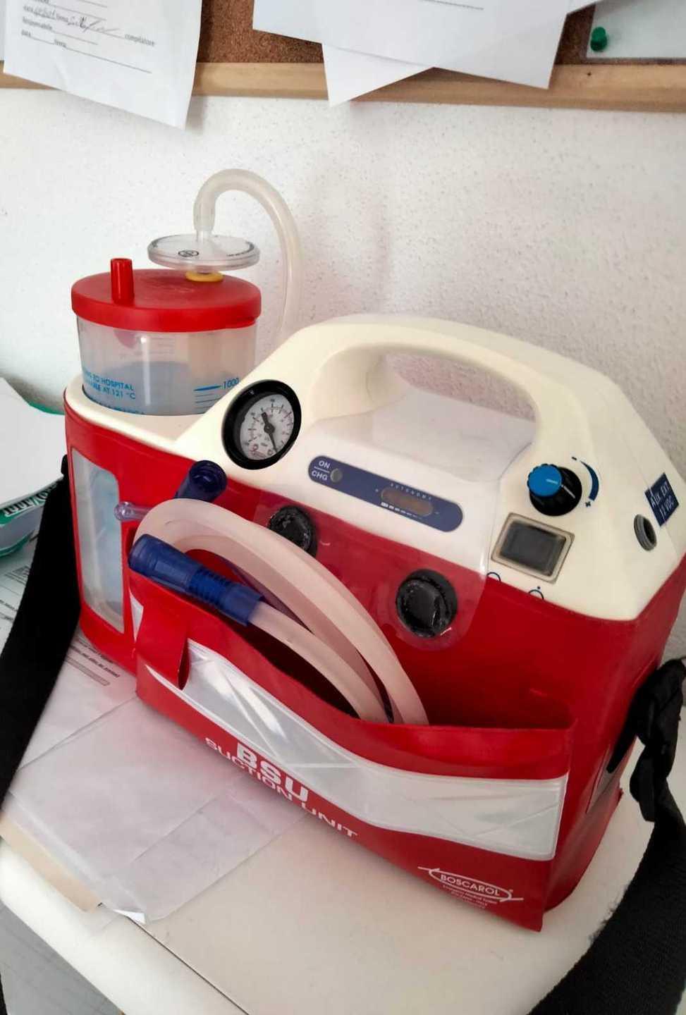 Un aspiratore donato alla protezione civile