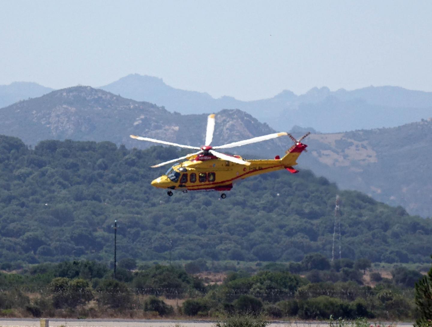 Elisoccorso in azione a Lotzorai imprenditore finisce al Brotzu