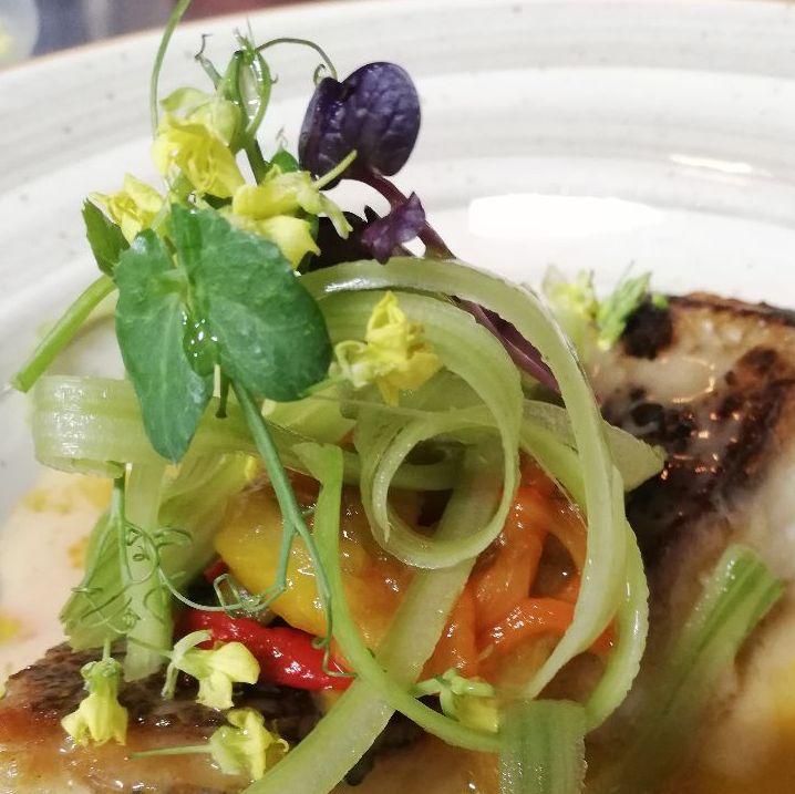 Judiches - Croccante di dentice alla Vernaccia di Oristano