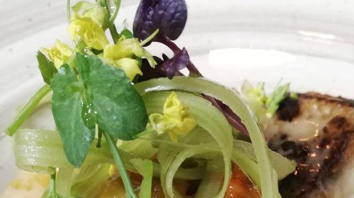 Judiches - Croccante di dentice alla Vernaccia di Oristano