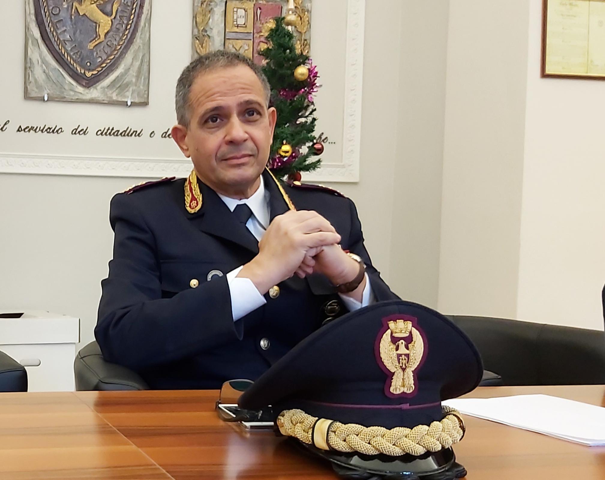 Il neo questore di Oristano Giuseppe Giardina