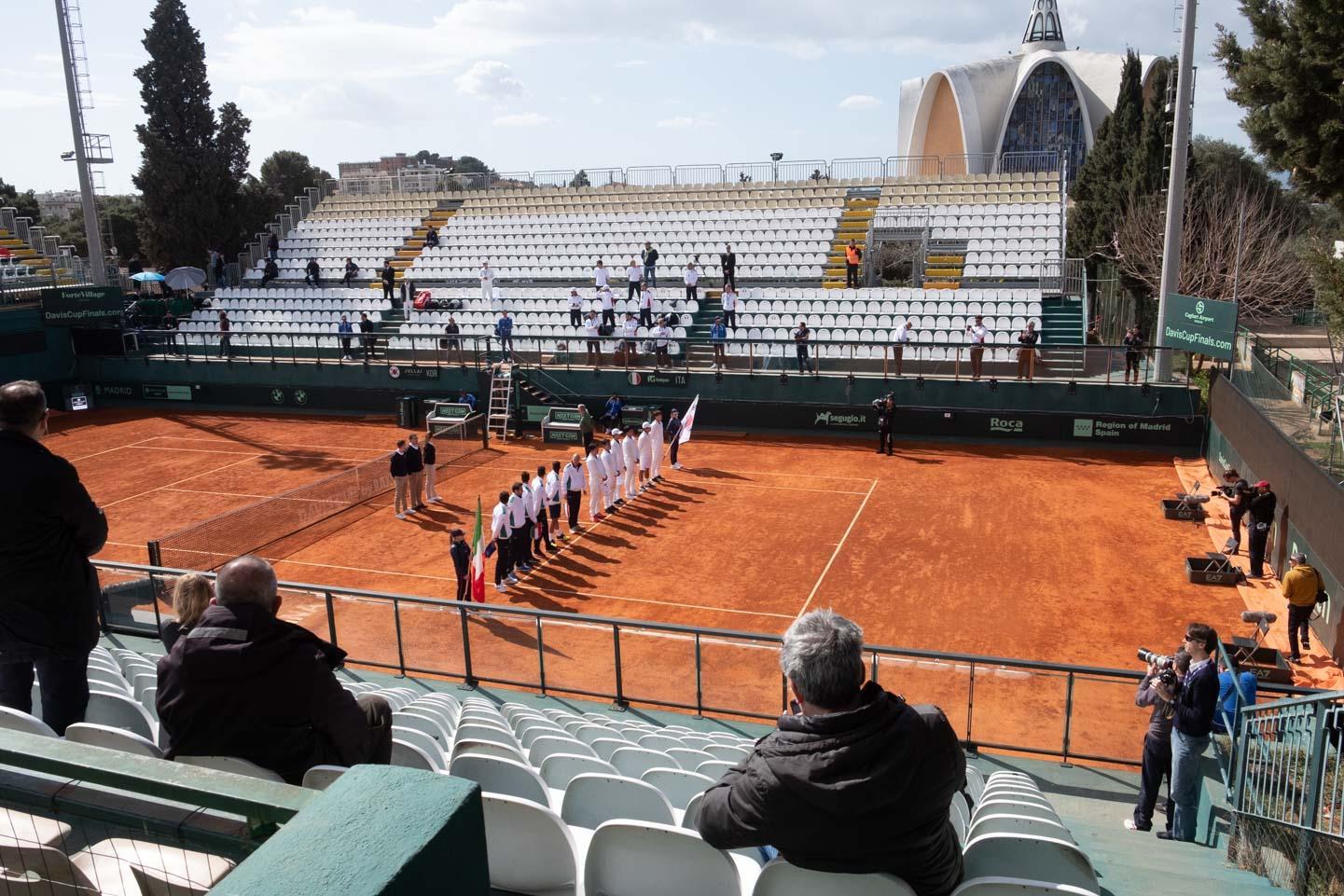 Italia-Corea disputata a Monte Urpinu nel marzo 2020 già in epoca Covid