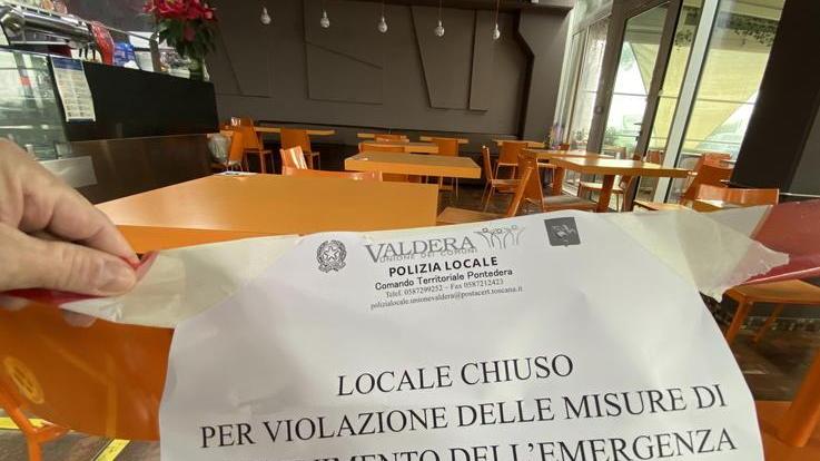 Pontedera, nella trattoria chiusa, a conti fatti, c’erano almeno 80 avventori