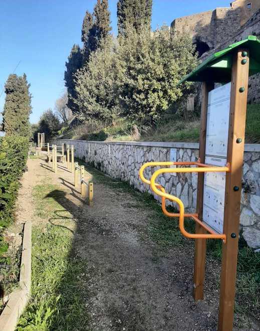 Un’area fitness ai Pratini