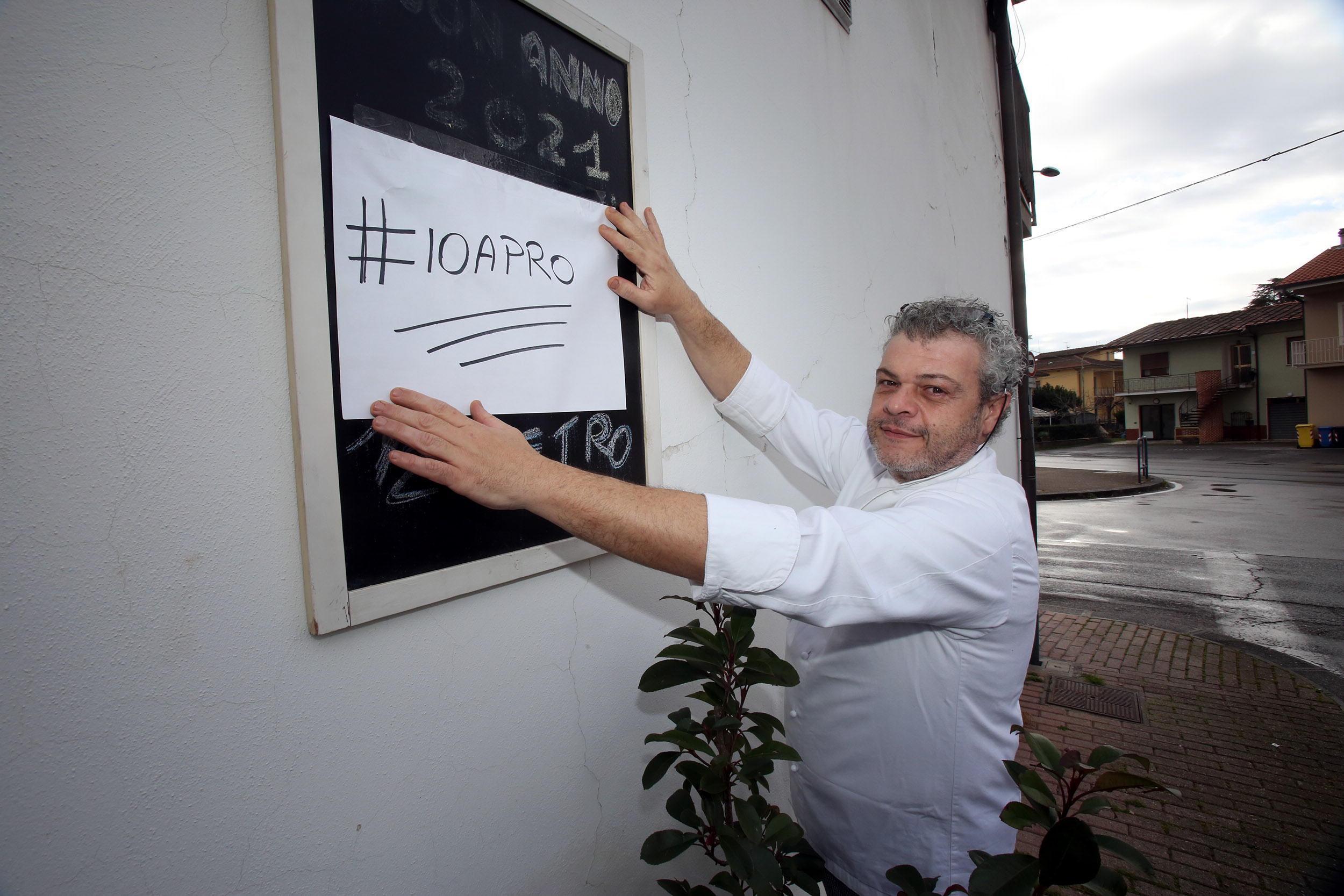 Il ristoratore Enrico Nistri
