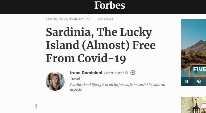 Covid, la stampa estera celebra la Sardegna: isola fortunata 