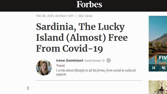 Covid, la stampa estera celebra la Sardegna: isola fortunata 