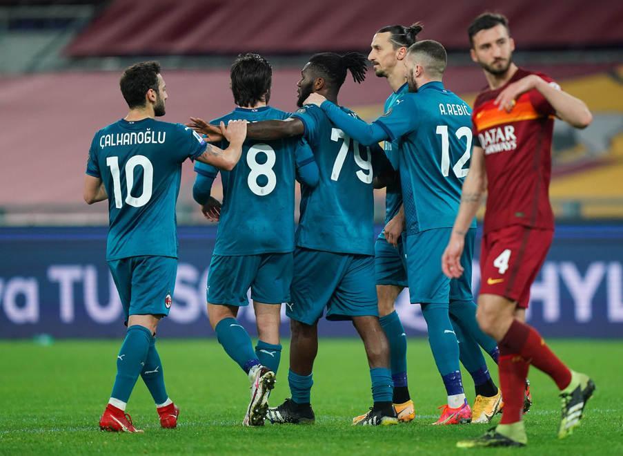 Il Milan espugna l’Olimpico e non molla La Roma ko ancora una volta con una big 
