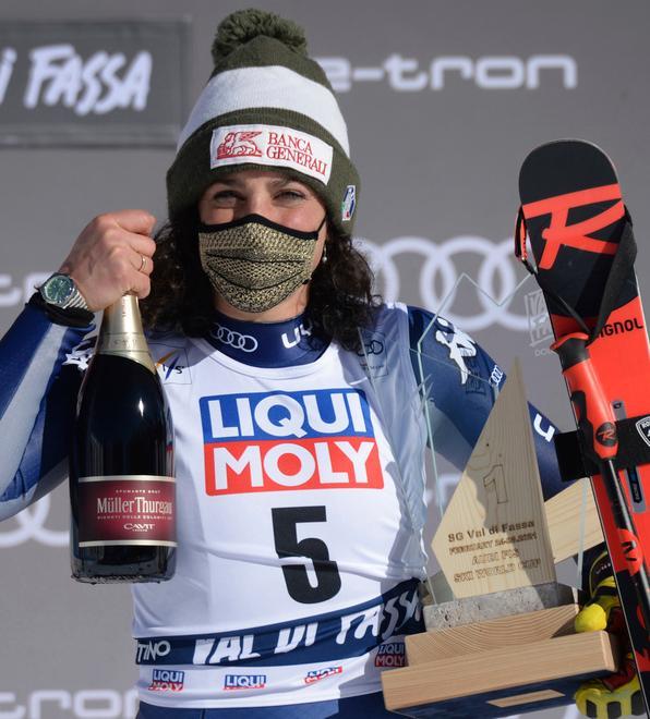 Federica Brignone, finalmente Sono 16 come la Compagnoni 