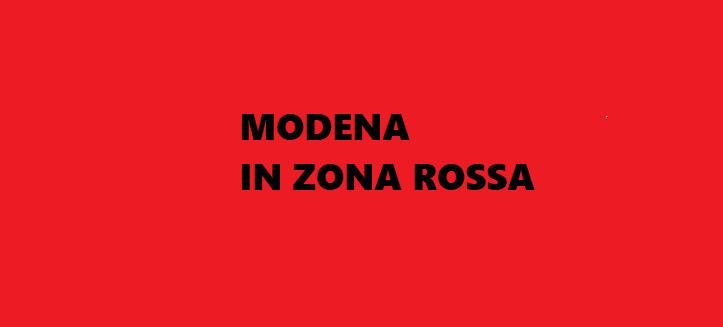 Da giovedì 4 marzo anche la provincia di Modena in zona rossa 