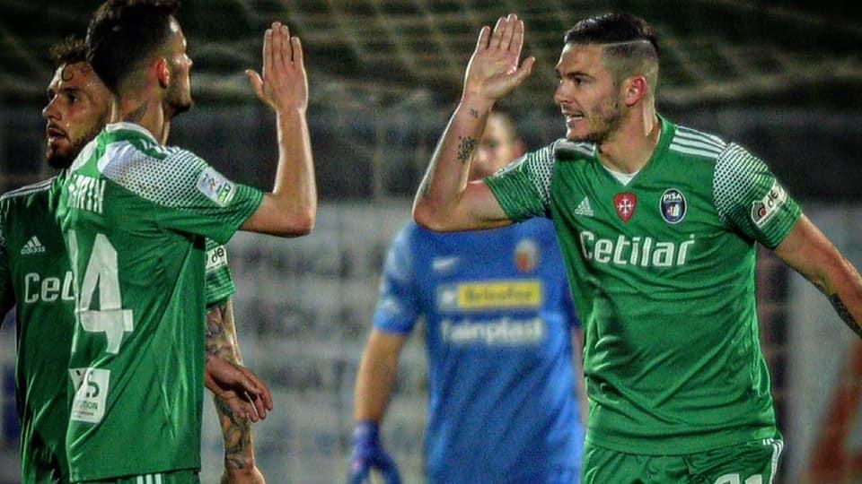 Mastinu-Marconi, il Pisa batte l'Ascoli (2-0) e l'emergenza
