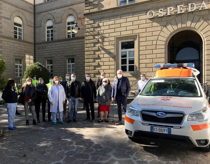 Automedica in dotazione all’ospedale amiatino «Territorio più protetto» 