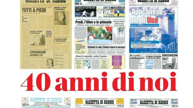 La Gazzetta di Reggio compie 40 anni