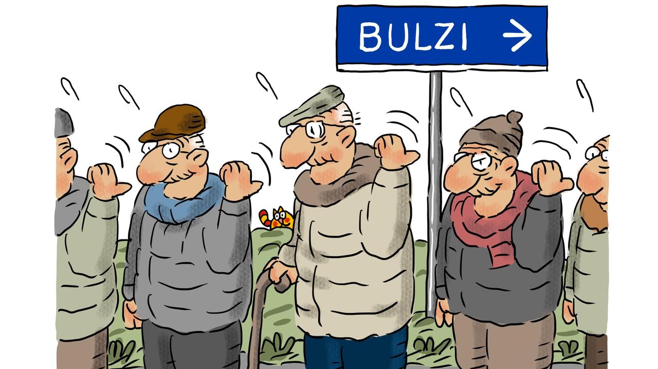 La vignetta di Gef: A Bulzi, il paese dove gli over 80 sono stati tutti vaccinati 