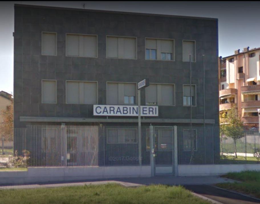 La caserma dei carabinieri di Castellarano