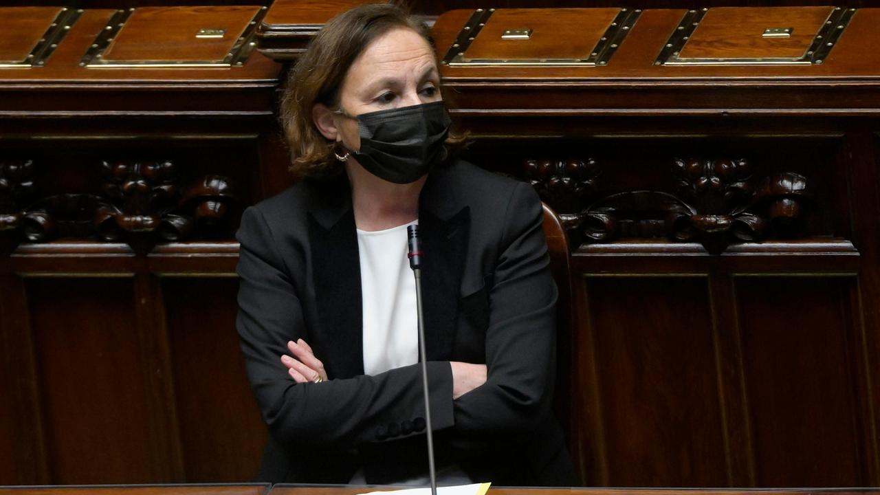 La ministra degli Interni Luciana Lamorgese