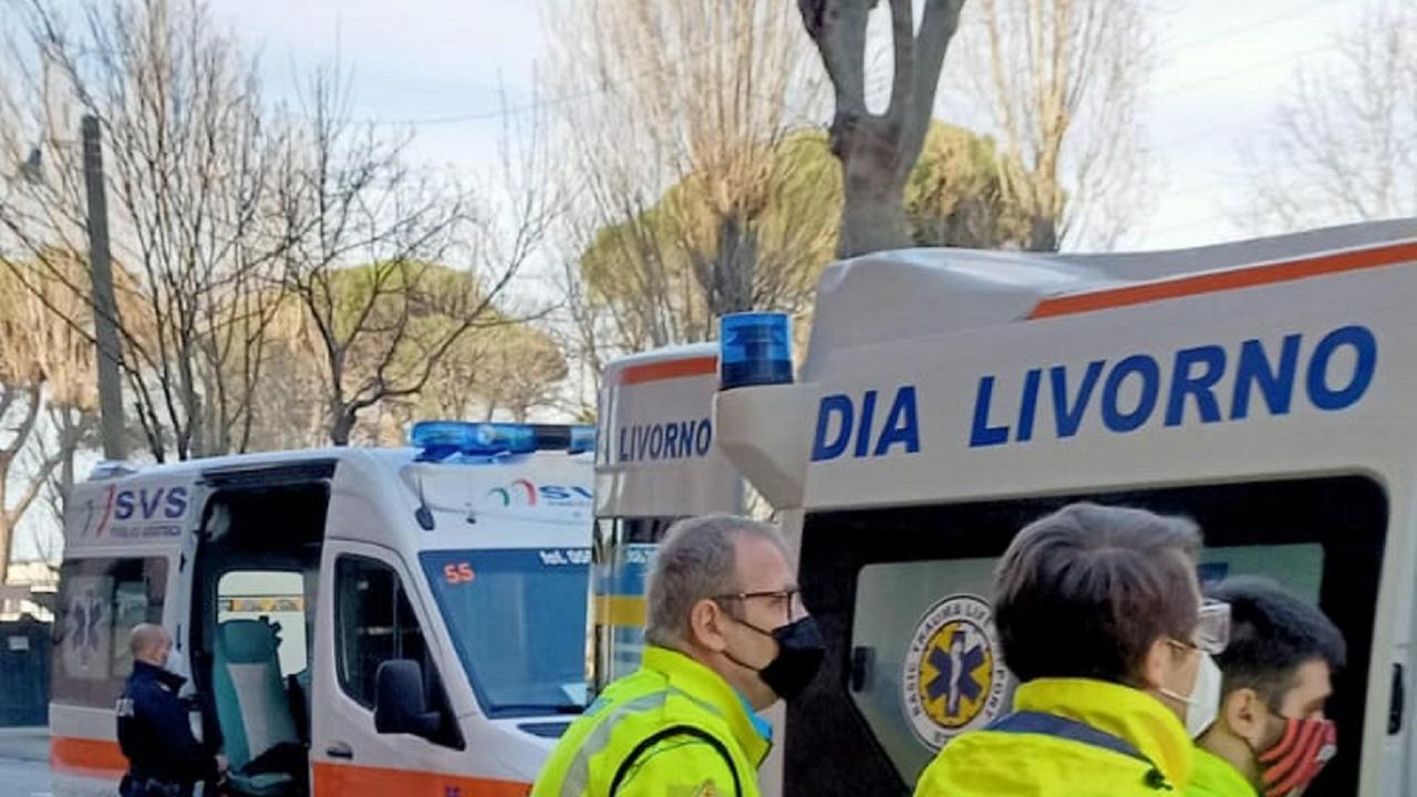 L'intervento della Svs e della Misericordia di via Verdi