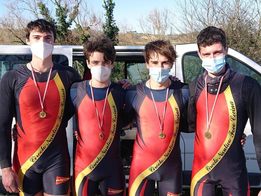 Esulta il Circolo Foce Cecina poker d’assi col Quattro senior 