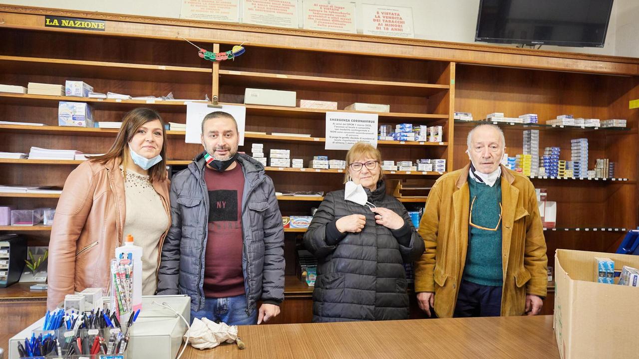 Da sinistra Tiziana Frangioni, Davide Megna, Anna Maria Manzini e Mauro Cioni (Foto Carlo Sestini)
