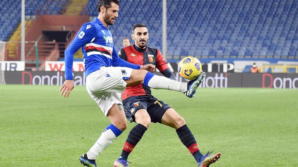 Zappacosta, poi Tonelli Il derby della Lanterna finisce ancora in parità