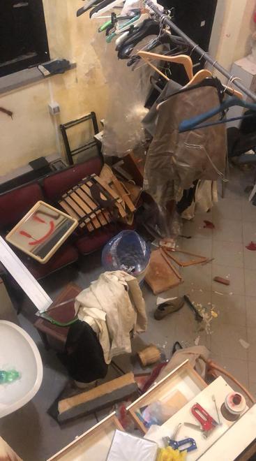 Fibbiana, il Teatro Aurora devastato dai vandali 