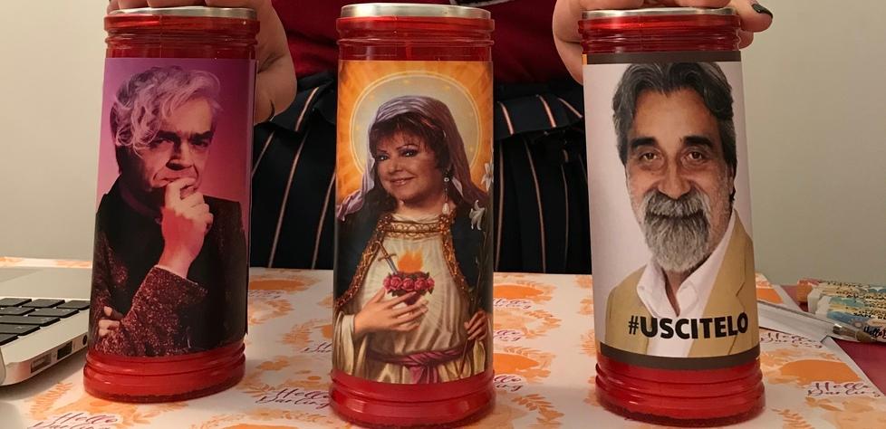 I big di Sanremo diventano lumini da mettere in tavola 