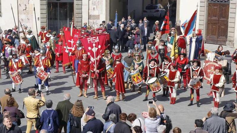 Il Capodanno Pisano nell’ultima edizione pre-Covid (quella del 2019) celebrato in piazza