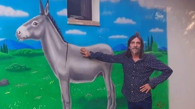 L'artista Alessandro Scardigli detto Teba