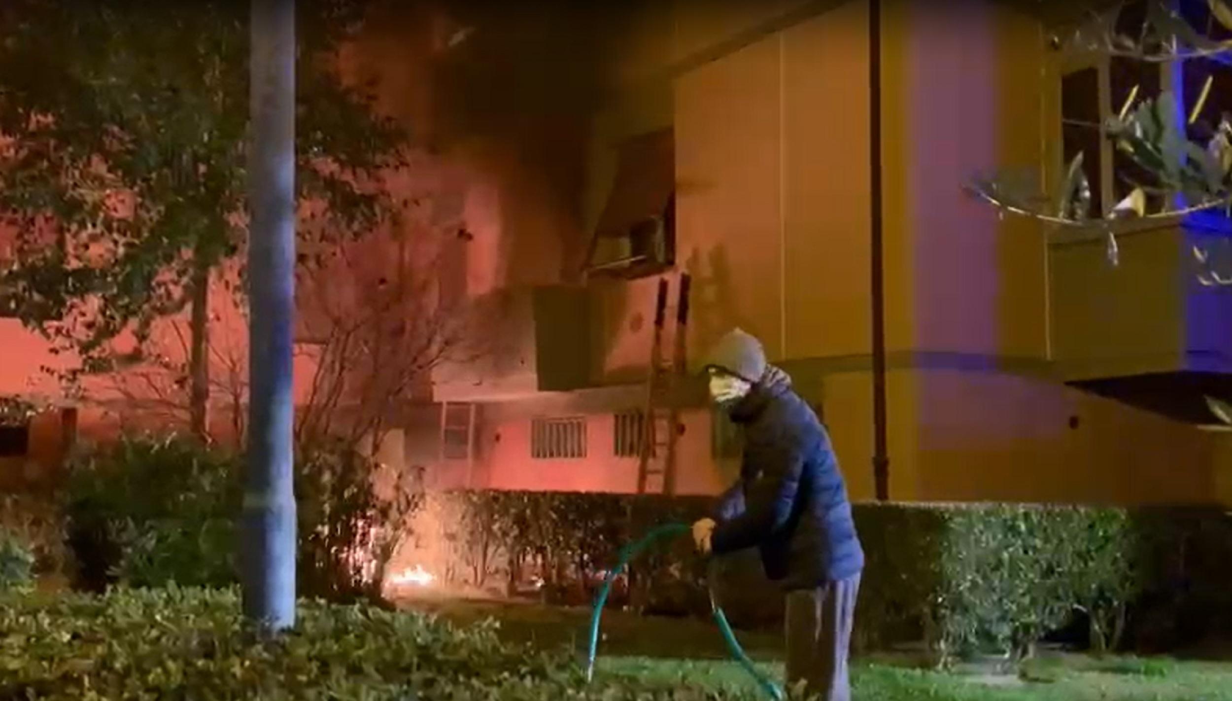 L'incendio di via Galimberti