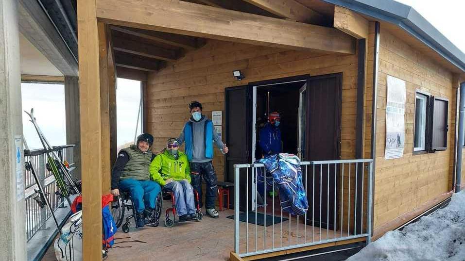 Sul Cimone baita e servizi per gli sciatori disabili
