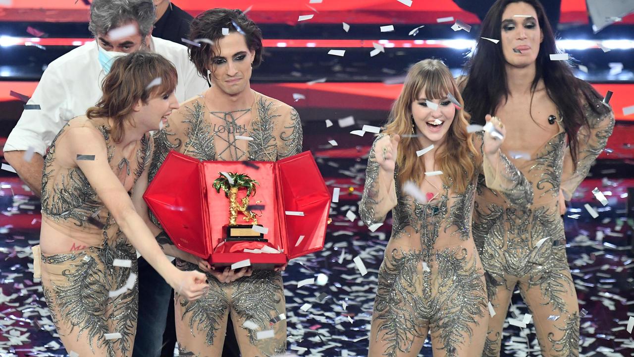 I Maneskin vincono il Festival di Sanremo. Secondi Fedez-Michielin, terzo Meta