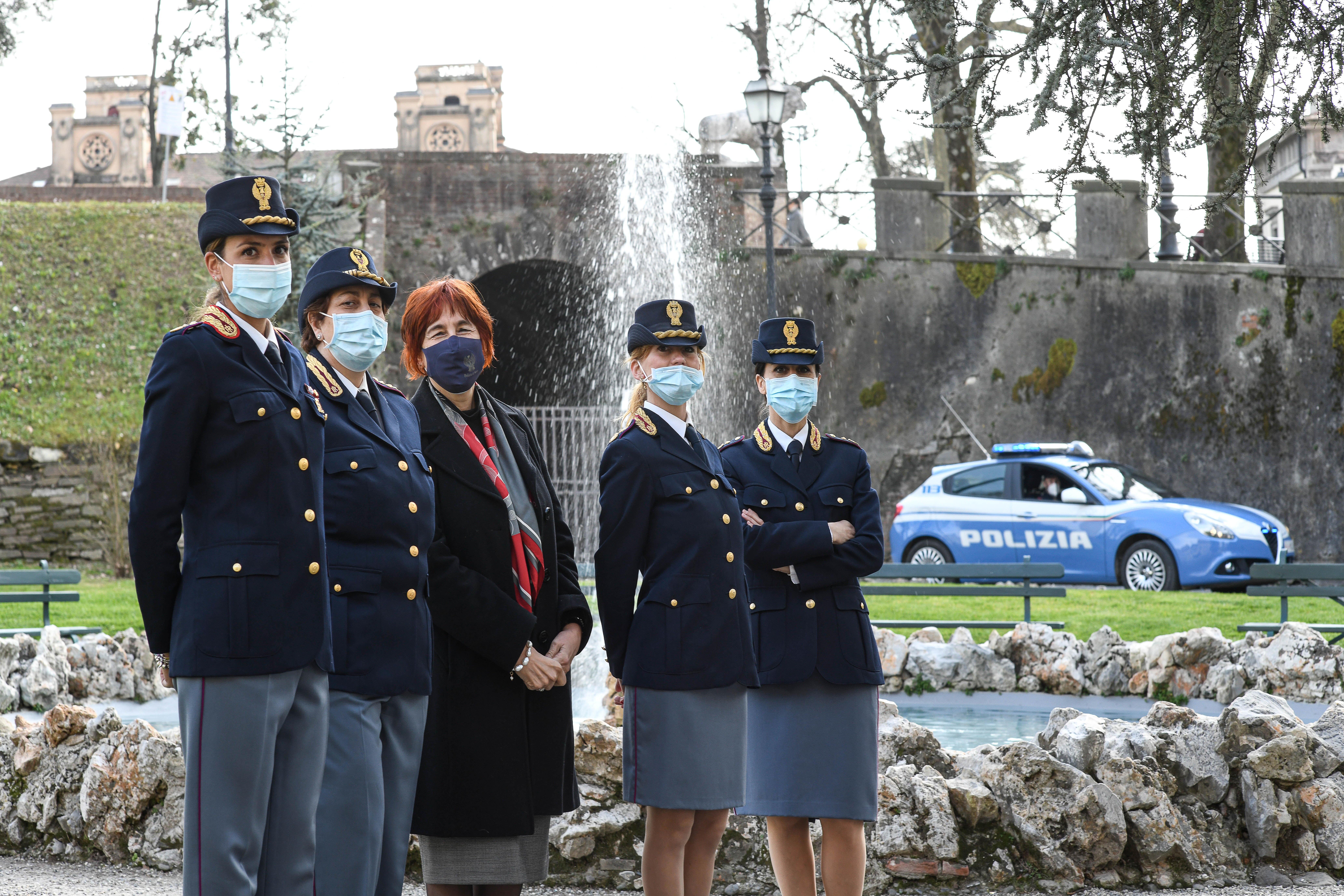 Da sinistra: Cammi, Faranda Cordella, Iervasi, Stio, Frangiosa (foto di Fiorenzo Sernacchioli)