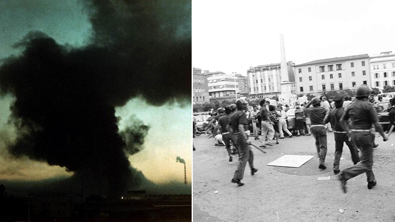 La nube tossica del 17 luglio 1988 e gli incidenti in piazza il giorno dopo