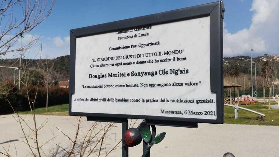 Un cippo per la giornata dei Giusti