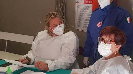 Decine di anziani vaccinati contro il Covid