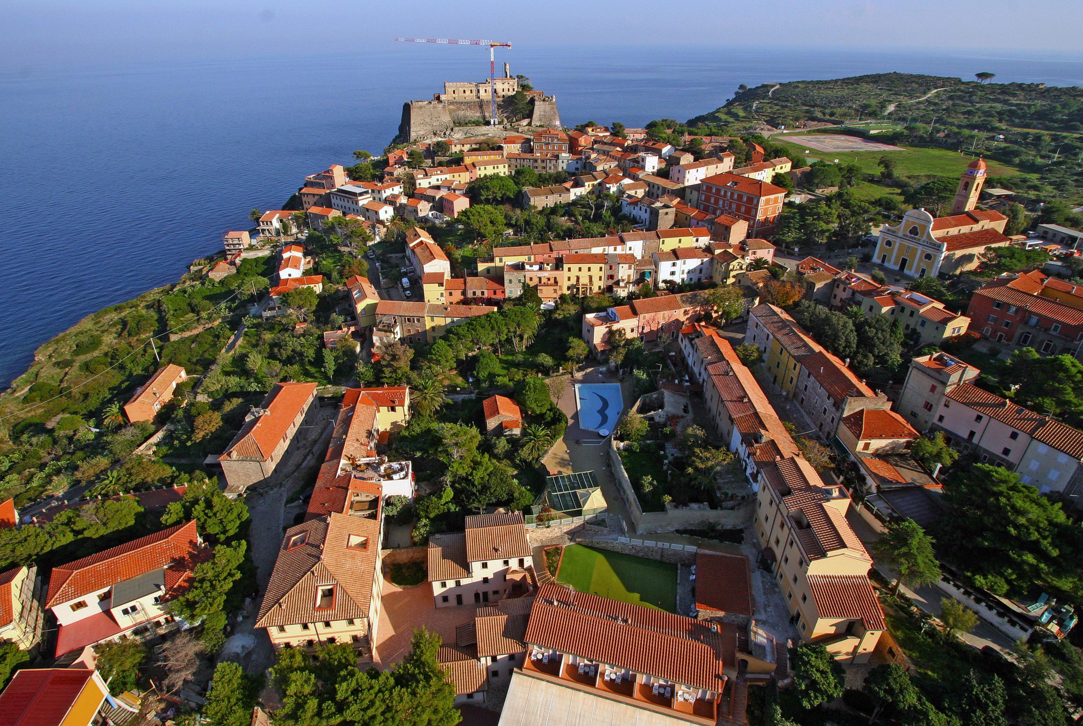 Una veduta di Capraia