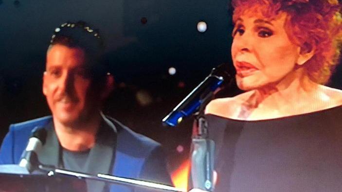 Ornella Vanoni, Gabbani al piano un’esibizione da incorniciare