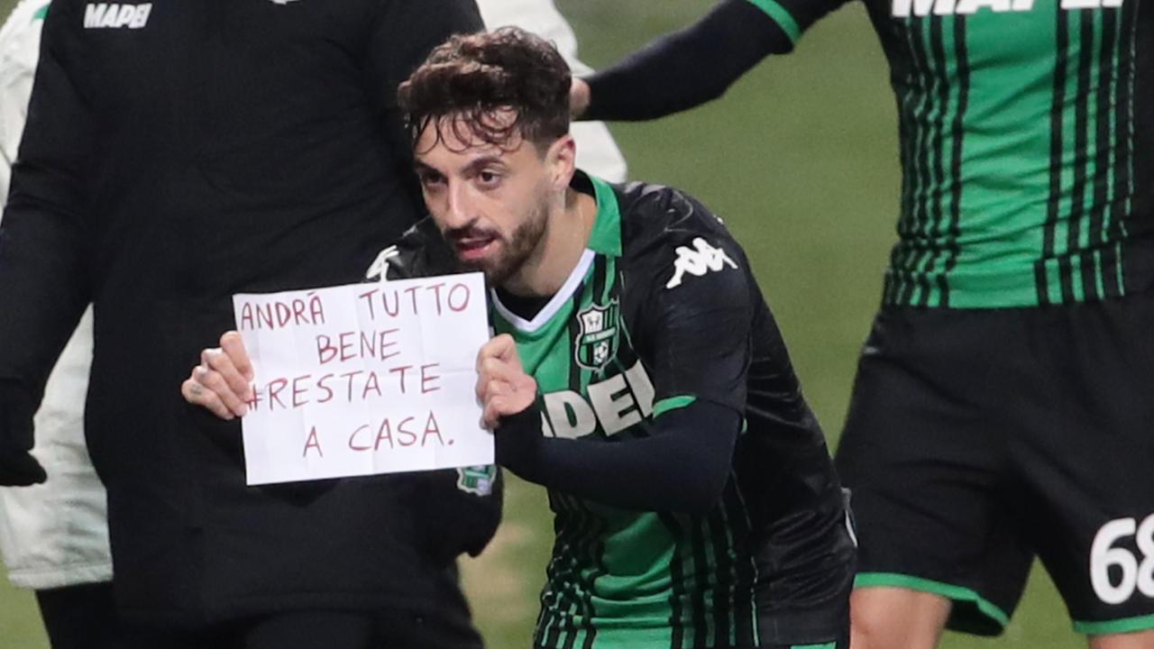 Sassuolo, Caputo un anno dopo: «Oggi scriverei “Vacciniamoci tutti”»