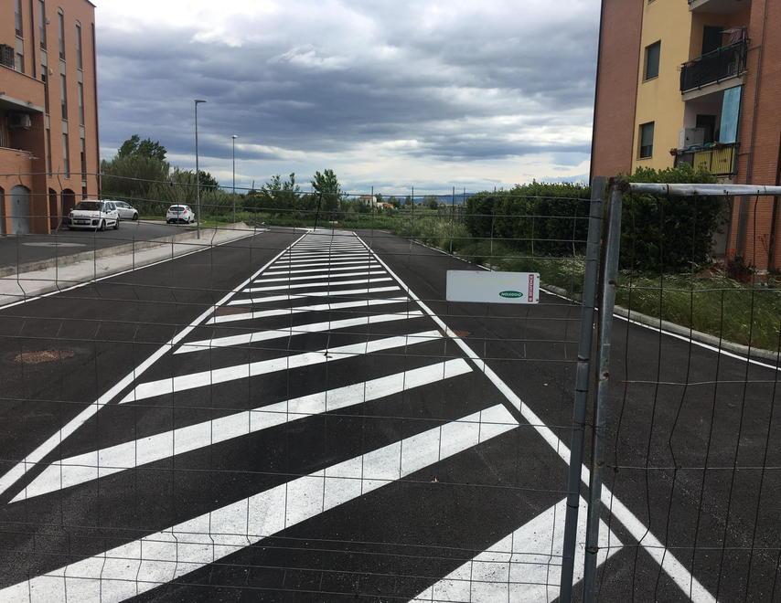Via Turati a San Fedriano a Settimo come è oggi