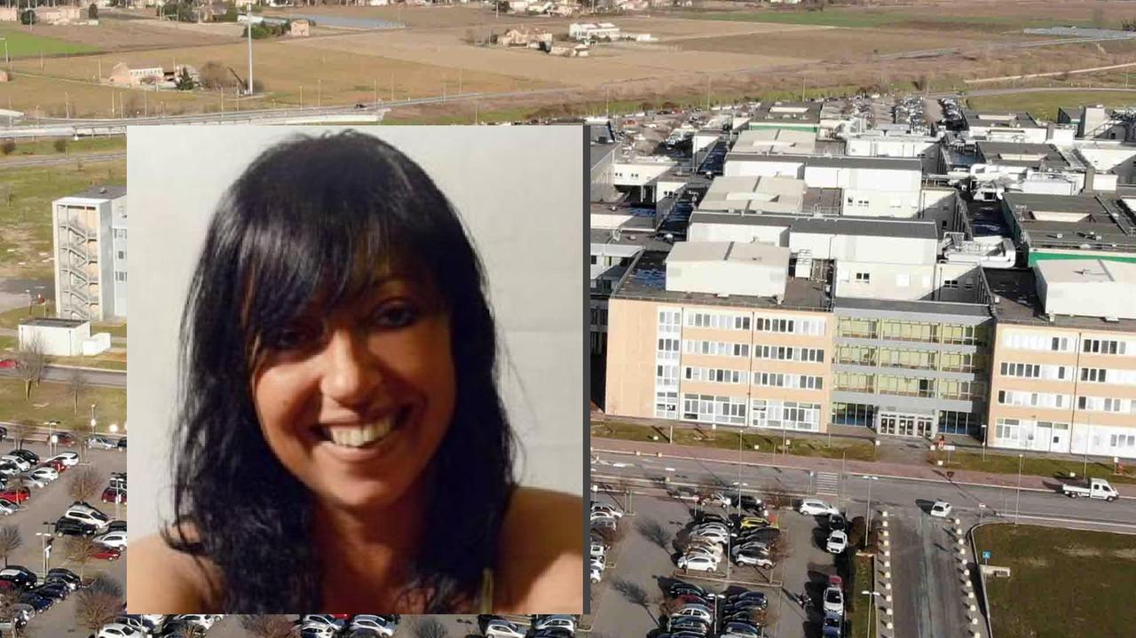 L'ospedale S. Anna di Cona e nel riquadro Daria scomparsa a 45 anni