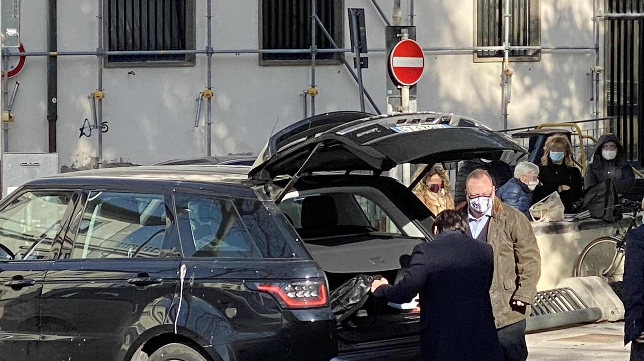 L'arresto del sindaco Bandini (foto Paolo Barlettani)