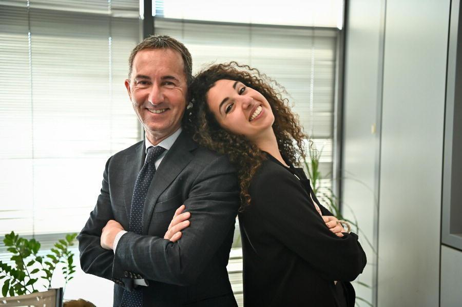 Marco Vergero, presidente del Gruppo, insieme alla figlia Virginia