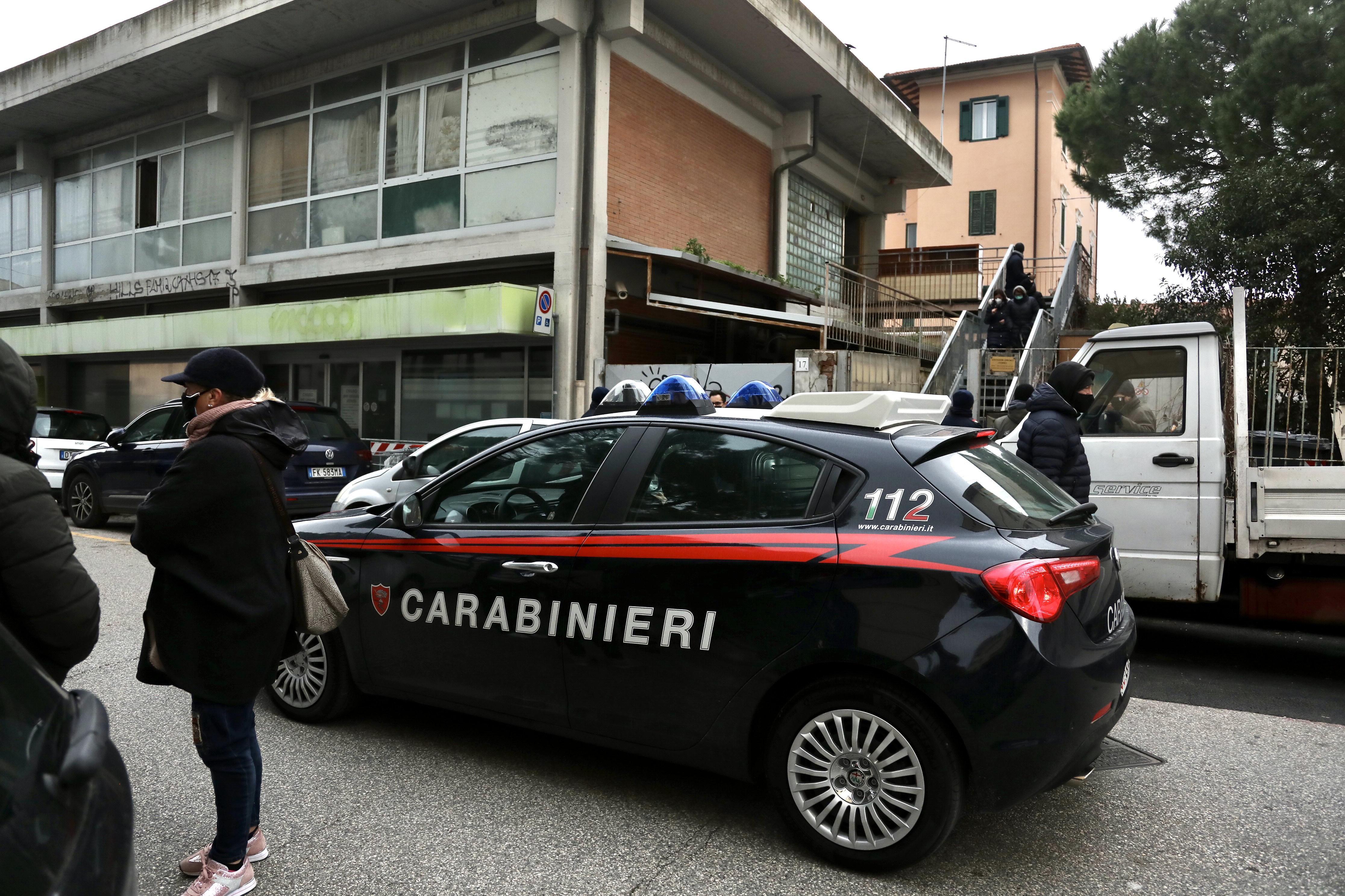 Un intervento dei carabinieri (foto d'archivio)