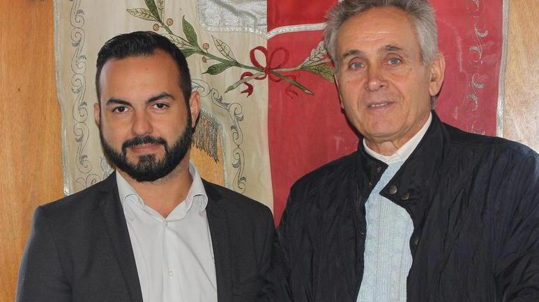 Il sindaco Giacomo Cucini insieme al presidente Alfiero Ciampolini