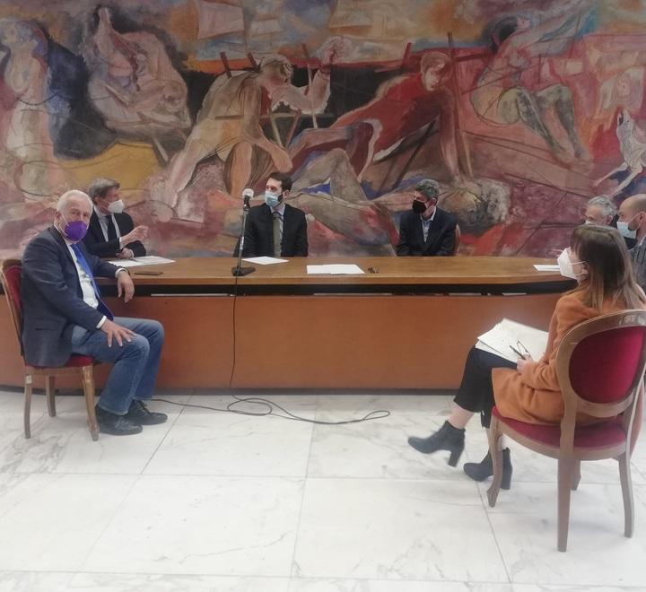 Il summit a Palazzo civico a Carrara con il presidente della Regione Eugenio Giani