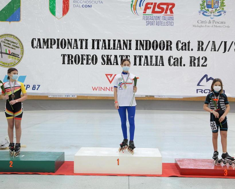 Ilaria Serpa, 12 anni di Carrara conquista il titolo italiano nel pattinaggio Skate 