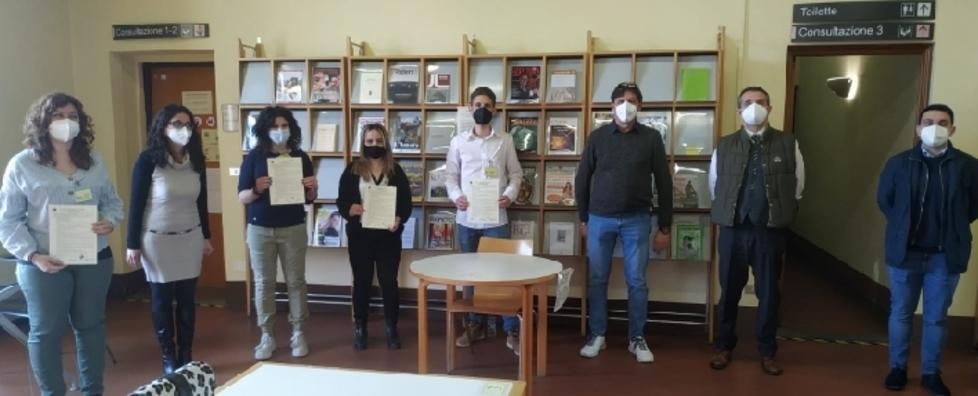 Servizio civile in biblioteca il Comune ringrazia i volontari