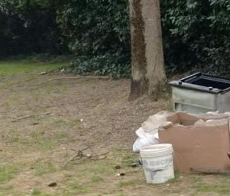 Rifiuti ingombranti lasciati nel giardinetto parte l’indagine della polizia municipale 